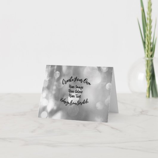 Maak je eigen aangepaste kleur/ontwerp bedankkaart (Voorkant)