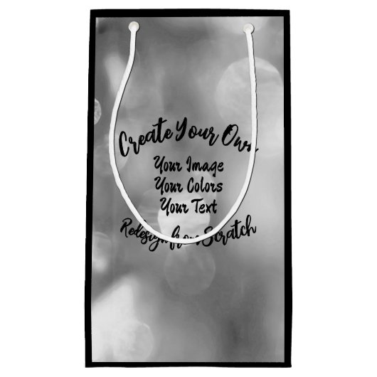 Maak je eigen aangepaste kleur/ontwerp klein cadeauzakje (Voorkant)