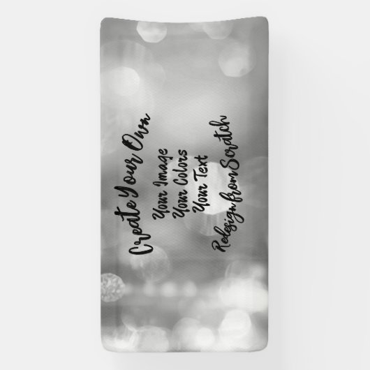 Maak je eigen aangepaste kleur/ontwerp spandoek (Verticaal)