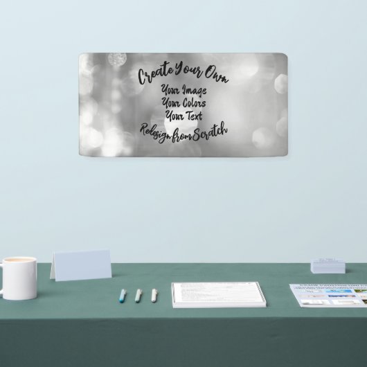 Maak je eigen aangepaste kleur/ontwerp spandoek (Beurs)