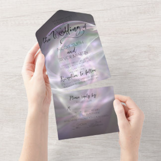 Maak Je Eigen Aangepaste Lichtbal - Roze All In One Uitnodiging