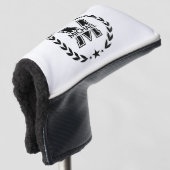 Maak Je Eigen Aangepaste Merkmonogram Golfheadcover (3/4 voorkant)