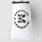 Maak Je Eigen Aangepaste Merkmonogram Golfheadcover (Draai 90)