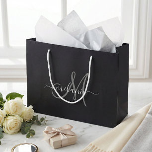 Maak Je Eigen Aangepaste Monogram En Naam Schrift Groot Cadeauzakje