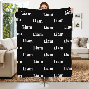 Maak Je Eigen Aangepaste Naam Fleece Deken