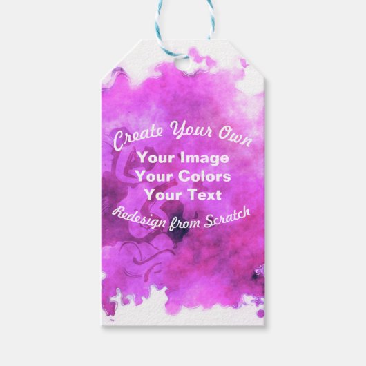 Maak Je Eigen Aangepaste Ontwerp Cadeaulabel (Voorkant)