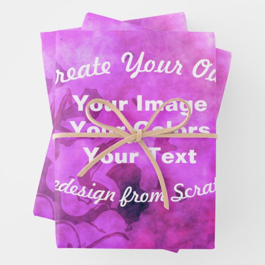 Maak Je Eigen Aangepaste Ontwerp Inpakpapier Vel (In situ)