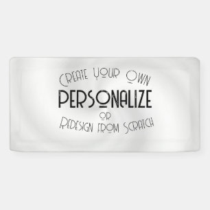 Maak Je Eigen Aangepaste Ontwerp Spandoek