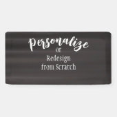 Maak Je Eigen Aangepaste Ontwerp Spandoek (Horizontaal)