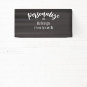 Maak Je Eigen Aangepaste Ontwerp Spandoek (Insitu)