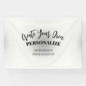 Maak je eigen aangepaste spandoek (Horizontaal)