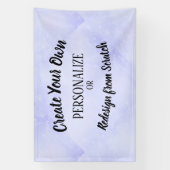 Maak je eigen aangepaste spandoek (Verticaal)