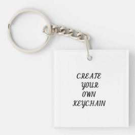 Maak Je Eigen Aangepaste Tekst Citaat Minimalistis Sleutelhanger