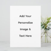 maak je eigen aangepaste tekst personaliseren programma (Staand voorkant)