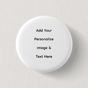 maak je eigen aangepaste tekst personaliseren ronde button 3,2 cm