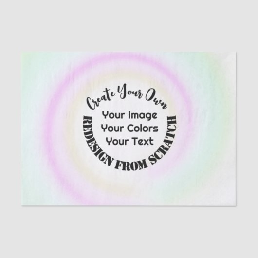 Maak Je Eigen Aangepaste Tissuepapier (Voorkant)