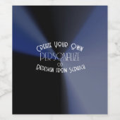 Maak Je Eigen Aangepaste Wijn Etiket (Enkel label)