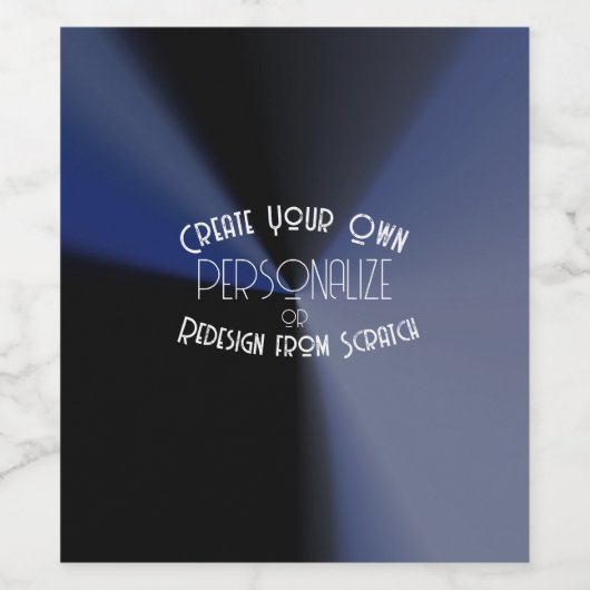 Maak Je Eigen Aangepaste Wijn Etiket (Enkel label)