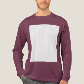 Maak je eigen aangepaste wit Tri-Blend shirt (Voorkant volledig)