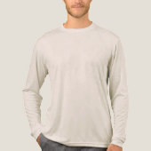 Maak je eigen aangepaste wit Tri-Blend shirt (Voorkant volledig)
