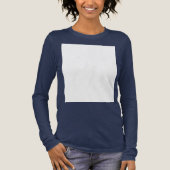Maak je eigen aangepaste wit Tri-Blend shirt (Voorkant)