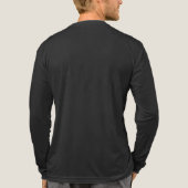 Maak je eigen aangepaste wit Tri-Blend shirt (Achterkant volledig)
