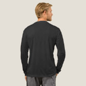 Maak je eigen aangepaste wit Tri-Blend shirt (Achterkant)