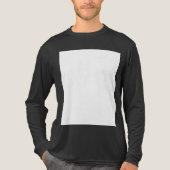 Maak je eigen aangepaste wit Tri-Blend shirt (Voorkant volledig)
