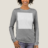 Maak je eigen aangepaste wit Tri-Blend shirt (Voorkant)