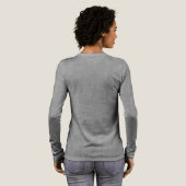 Maak je eigen aangepaste wit Tri-Blend shirt (Achterkant)