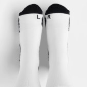 Maak je eigen aangepaste witte sokken (Top)