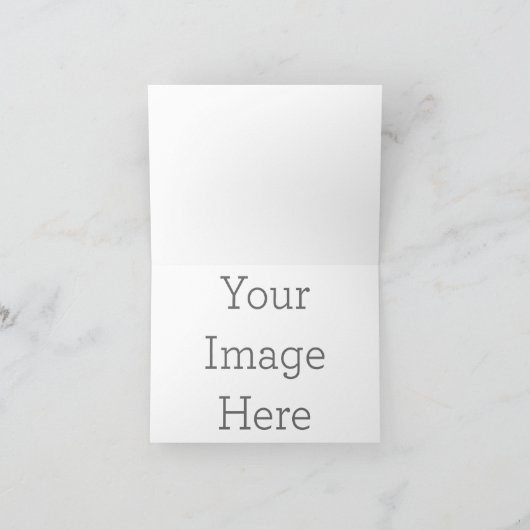 Klein, 10,2 x 14,2 cm Dubbele aankondigingskaart (Binnen)