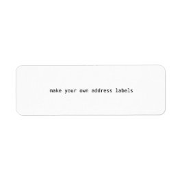 maak je eigen adresetiketten etiket