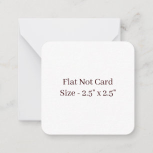 Maak Je Eigen Afgeronde 2,5" x 2,5" Platte Notitiekaartje
