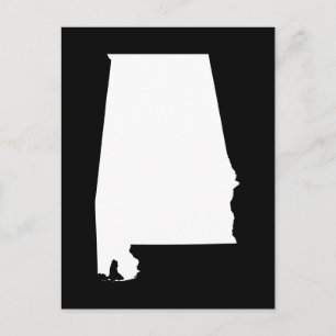 Maak je eigen Alabama verhuisbericht Briefkaart