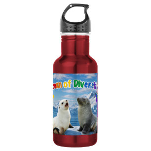 Maak je eigen Antarctische dieren in het wild Waterfles