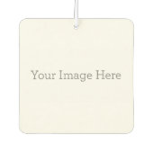 Gepersonaliseerde Vierkant Luchtverfrisser, Nieuwe auto (Voorkant)