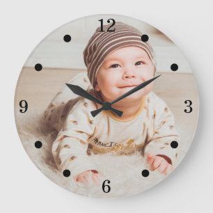 Maak Je Eigen Baby Foto Grote Klok