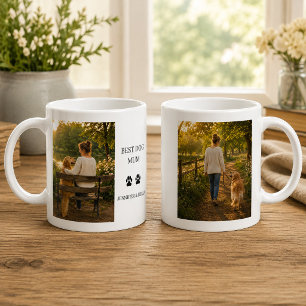 Maak je eigen Beste hondenmoeder gemerkte foto Koffiemok