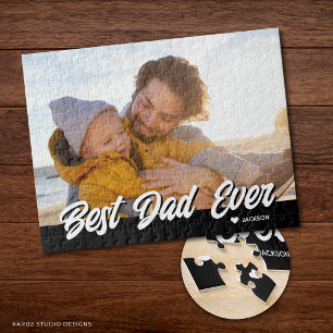 Maak je eigen Beste Papa Ooit Foto Legpuzzel