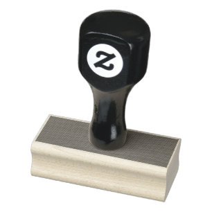 Maak je eigen bewerkbare donkergrijs rubberstempel