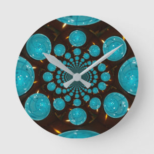 Maak Je Eigen Blauwe Lichten Kaleidoscoop Ronde Klok