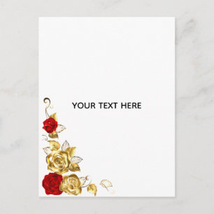 Maak Je Eigen Blauwe Roos Elegant Briefkaart