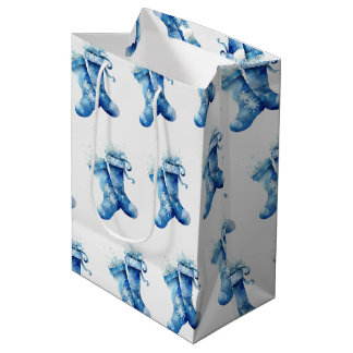 Maak Je Eigen Blauwe Waterverf Kerstmutsen Medium Cadeauzakje