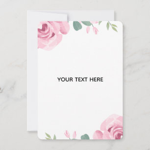 Maak je eigen bloemenborder notitiekaartje