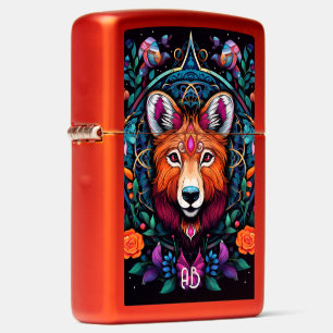 Maak Je Eigen Bloemrijk Stamrood Vos Totem Dier