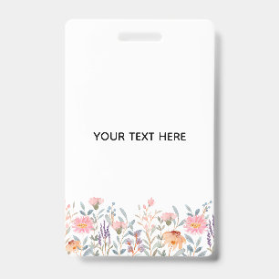 Maak je eigen bloemstuk badge