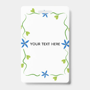 Maak je eigen bloemstuk badge