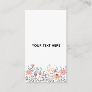 Maak je eigen bloemstuk informatiekaartje