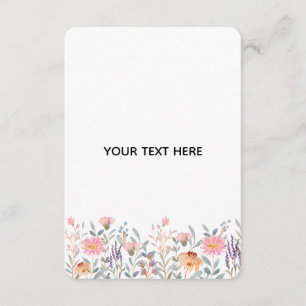 Maak je eigen bloemstuk informatiekaartje